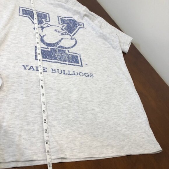 Yale University Bulldog Cotton Relaxed Boyfriend Tee Size S/P - Picture 9 of 11